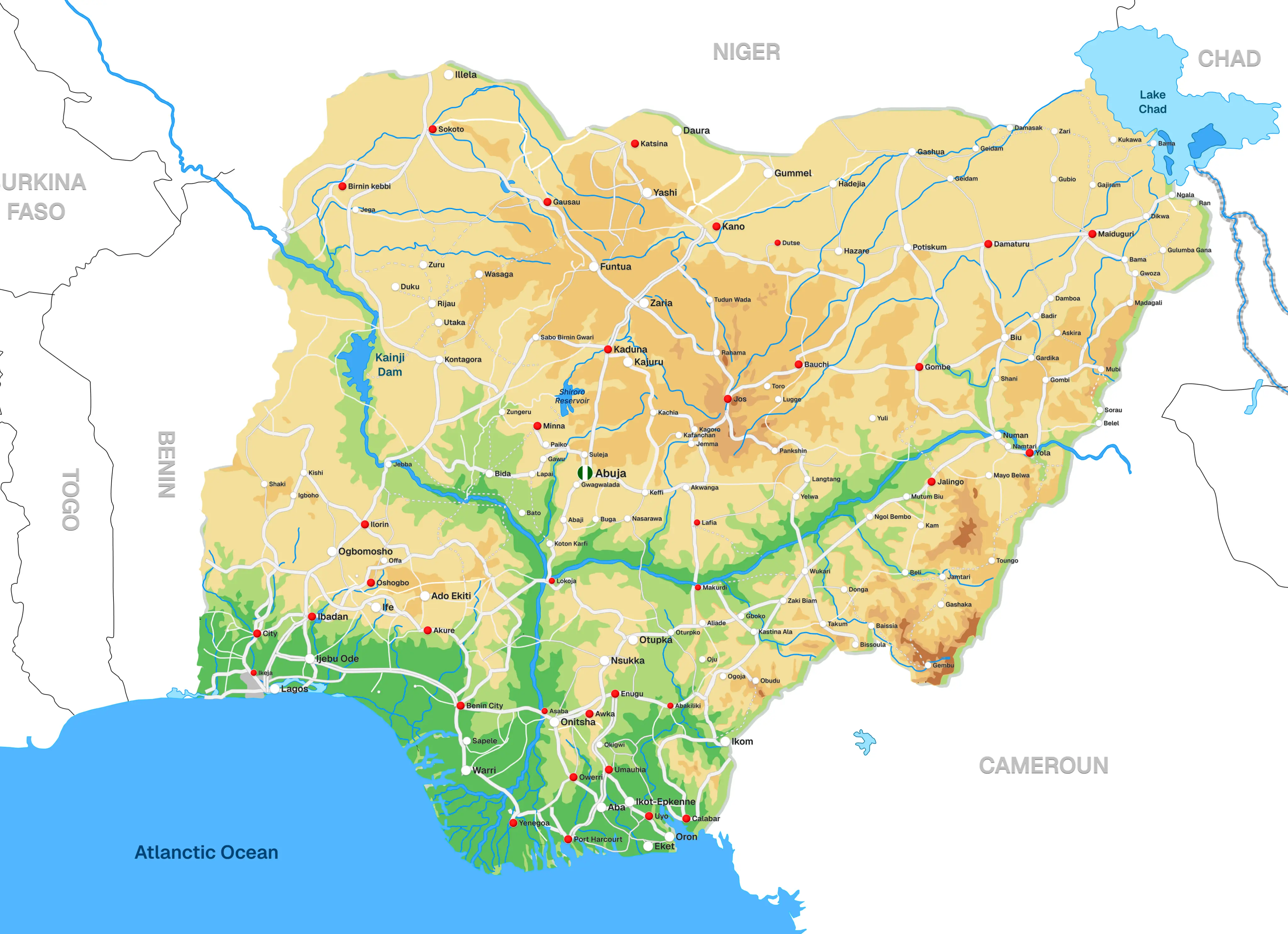 map of africa
